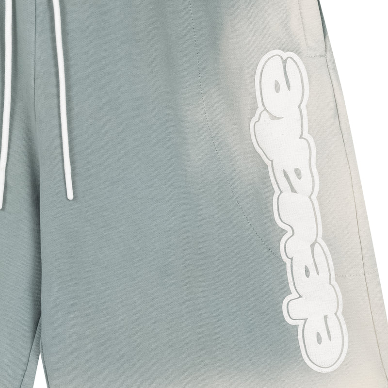 Acid Washed Summer Shorts - Mint