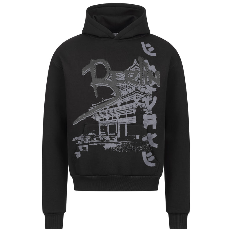 Kanji Berlin Black Grey Hoodie