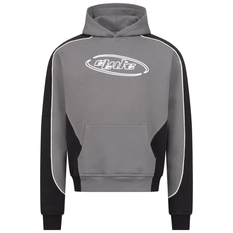 Coal Black 3D College Hoodie