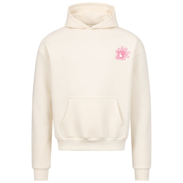 Takameru Pink & Cream Hoodie