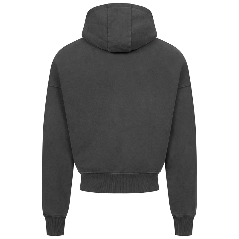 Washed Elevate Star Cropped Zipper