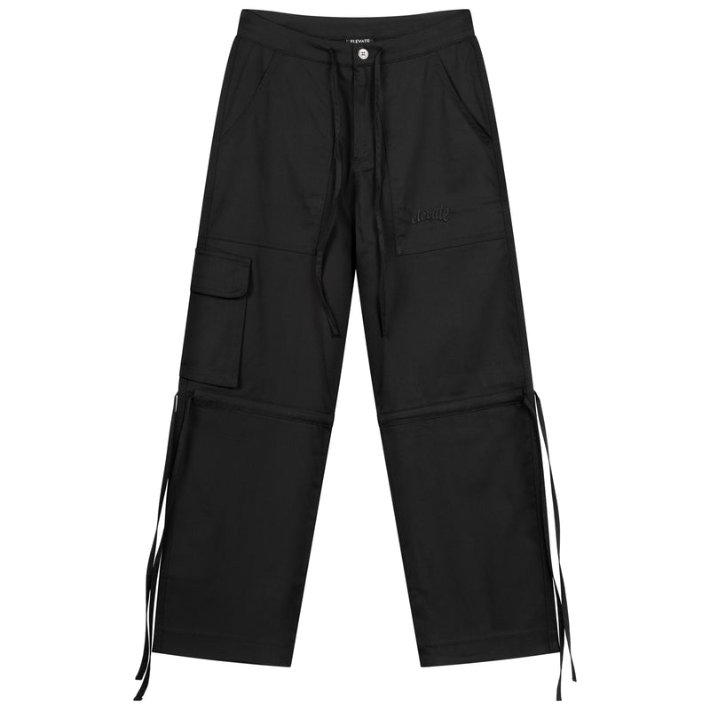 WIDE BLACK ONYX CARGOPANTS