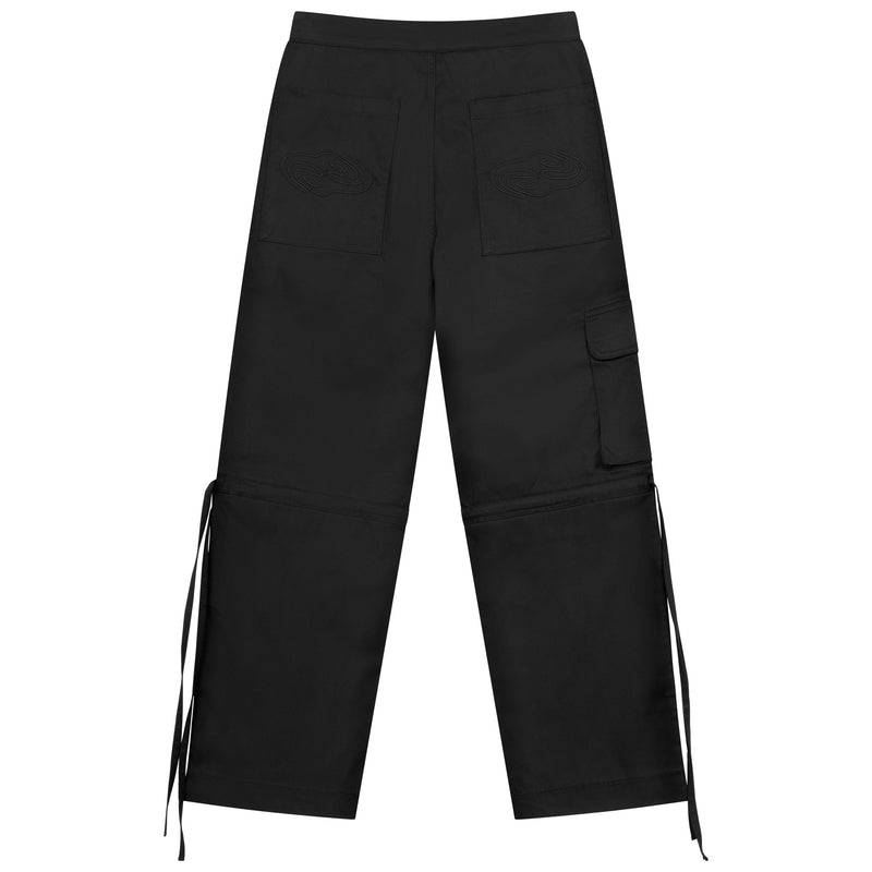 WIDE BLACK ONYX CARGOPANTS