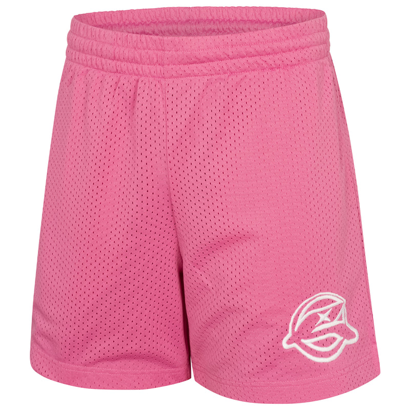 HOT PINK MESH SHORTS