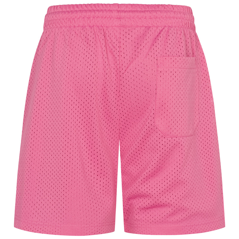 HOT PINK MESH SHORTS