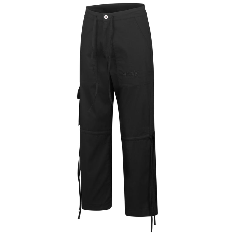 WIDE BLACK ONYX CARGOPANTS