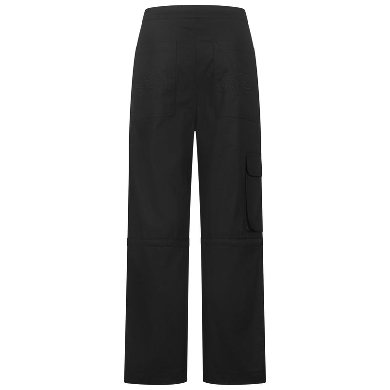 WIDE BLACK ONYX CARGOPANTS