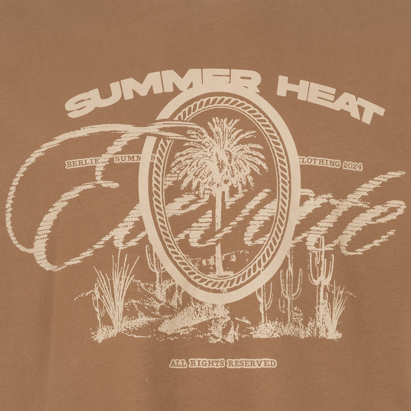 Brown / Cream Rollercoaster Summer Heat T-Shirt