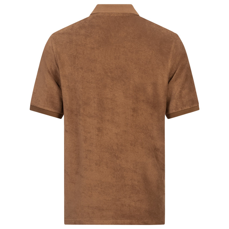 T-SHIRT INTERNATIONAL ORANGE FEU/MARRON