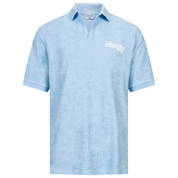 ARCTIC BABYBLUE - FROTTEE POLO SHIRT