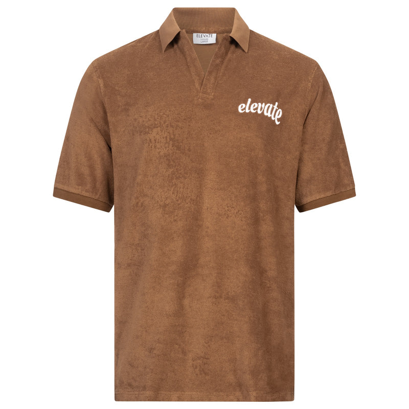 T-SHIRT INTERNATIONAL ORANGE FEU/MARRON