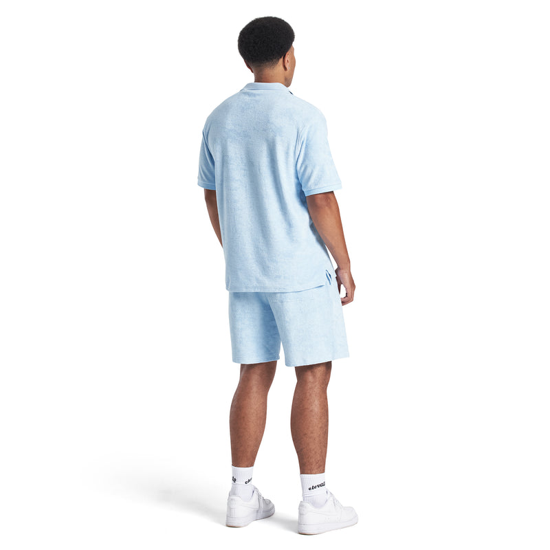 ARCTIC BABYBLUE - FROTTEE POLO SHIRT