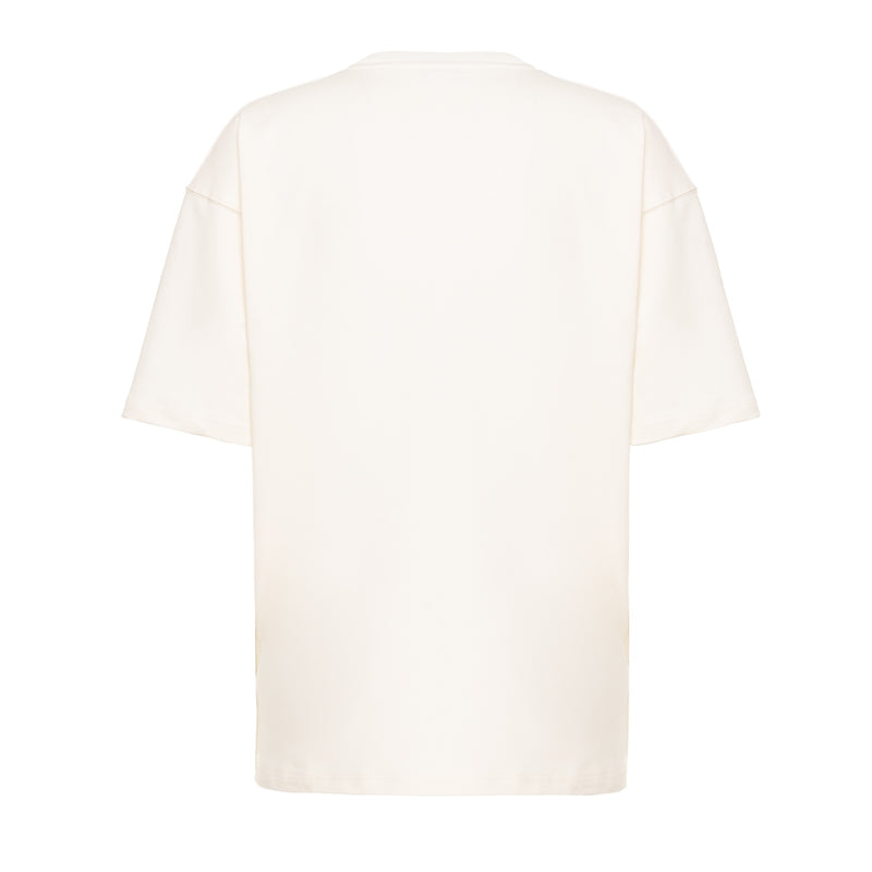 CREAM &amp; BLUE ELEVATE T-SHIRT