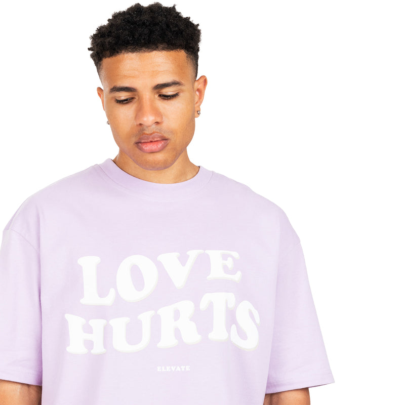 T-SHIRT VIOLET LOVE HURTS ELEVATE