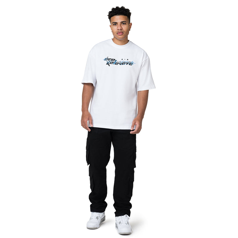 WHITE ÈRE X ELEVATE LOGO T-SHIRT