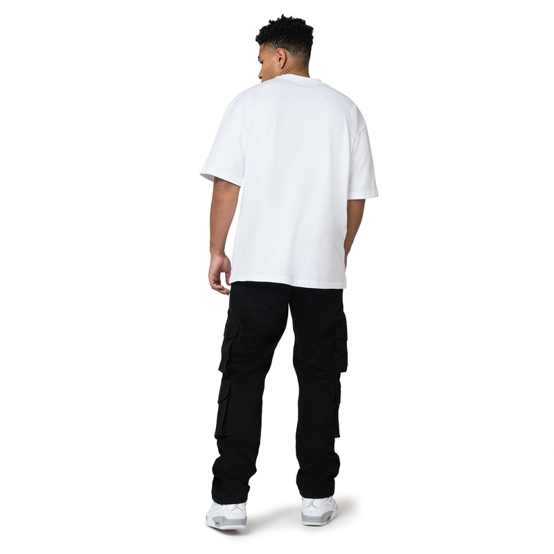 WHITE ÈRE X ELEVATE LOGO T-SHIRT