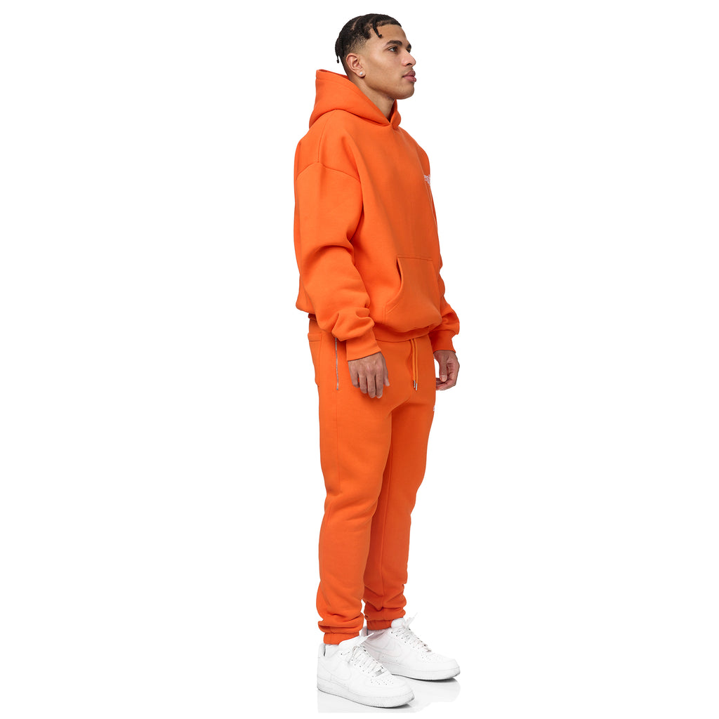 PANTALON DE SURVÊTEMENT BASIQUE - MANDARINE