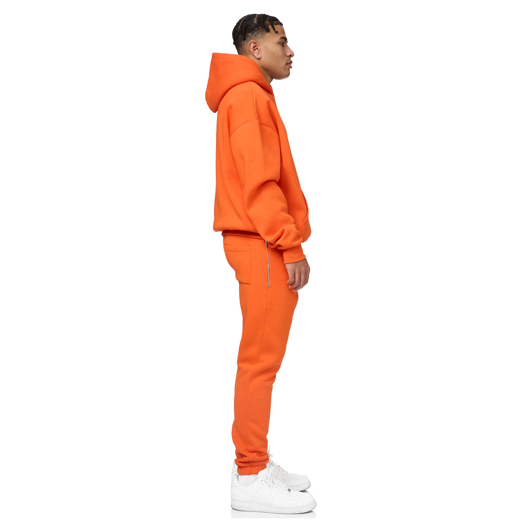 PANTALON DE SURVÊTEMENT BASIQUE - MANDARINE