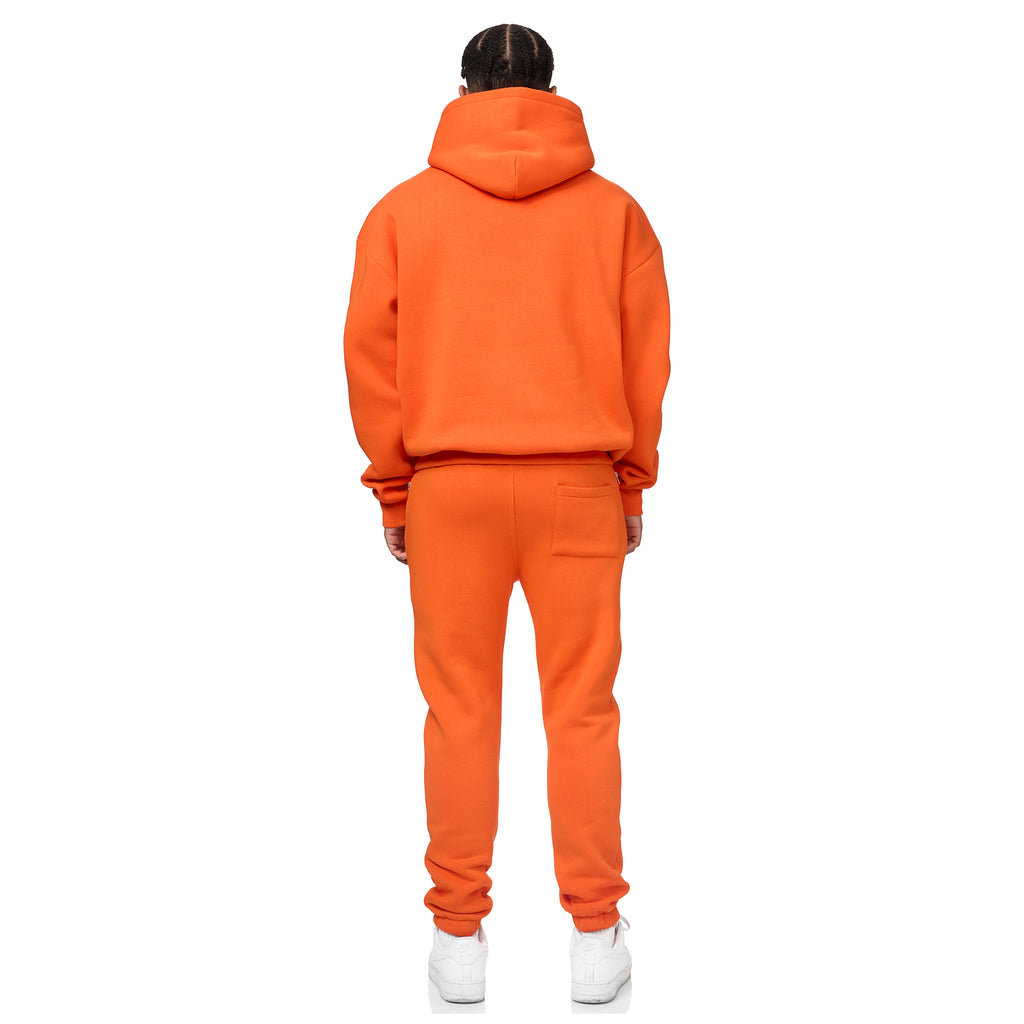 PANTALON DE SURVÊTEMENT BASIQUE - MANDARINE