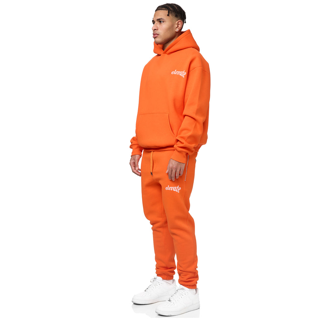 PANTALON DE SURVÊTEMENT BASIQUE - MANDARINE