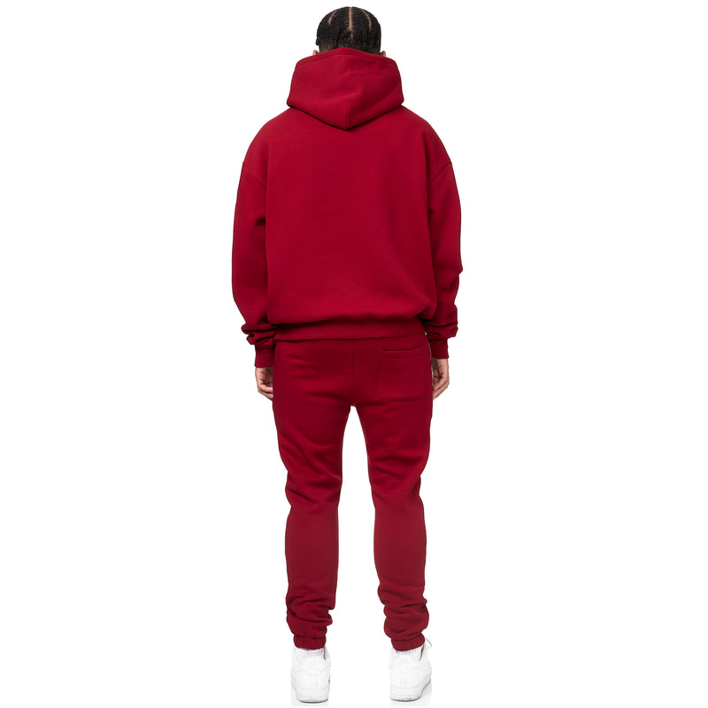BASIC SWEAT PANTS - BURGUNDY