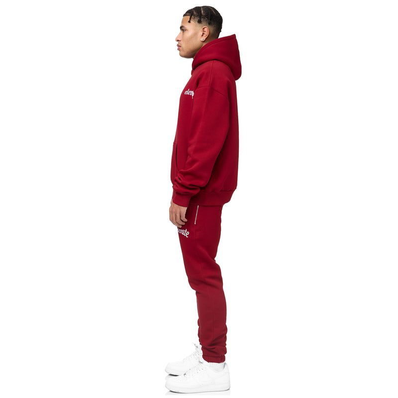 BASIC SWEAT PANTS - BURGUNDY