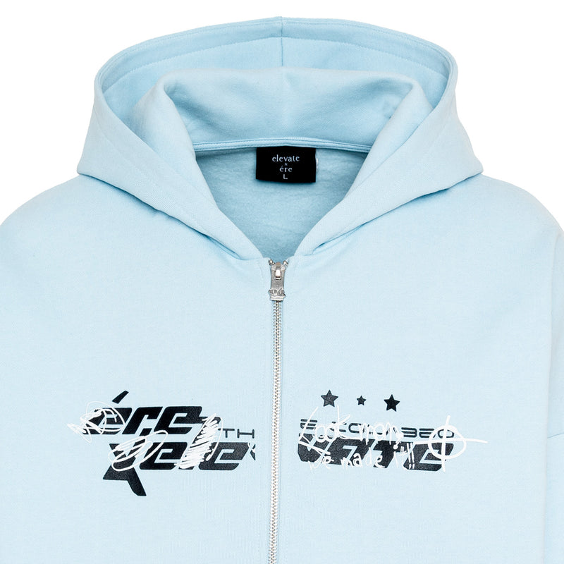 EÈ BABYBLUE "WE MADE IT" ZIPPER