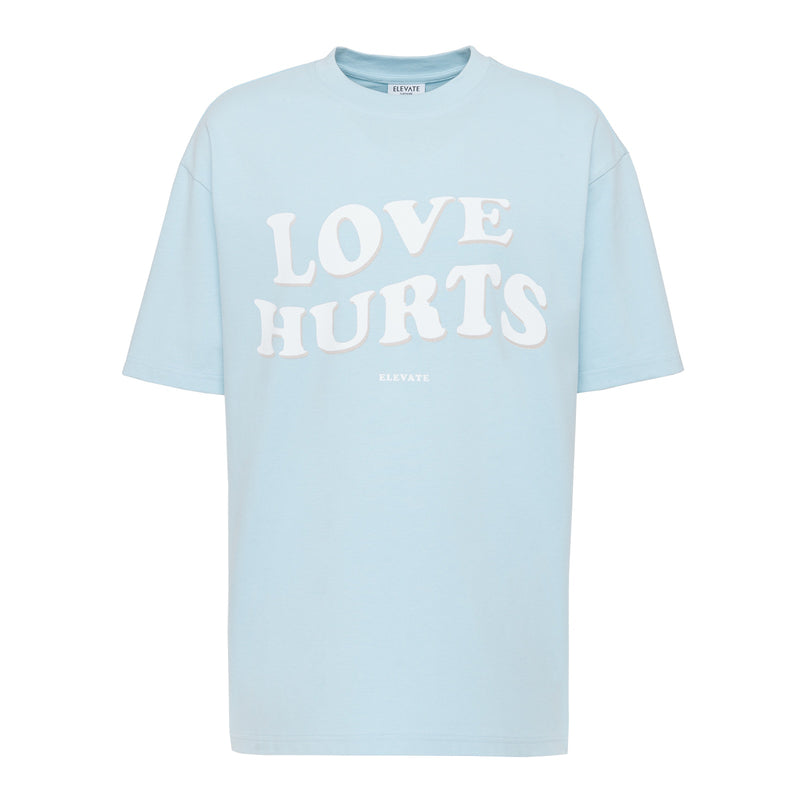 BABYBLUE LOVE HURTS T-SHIRT ÉLEVÉ