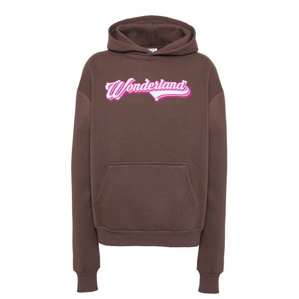 PINK/ BROWN IMAGINARY WONDERLAND HOODIE - Main Image