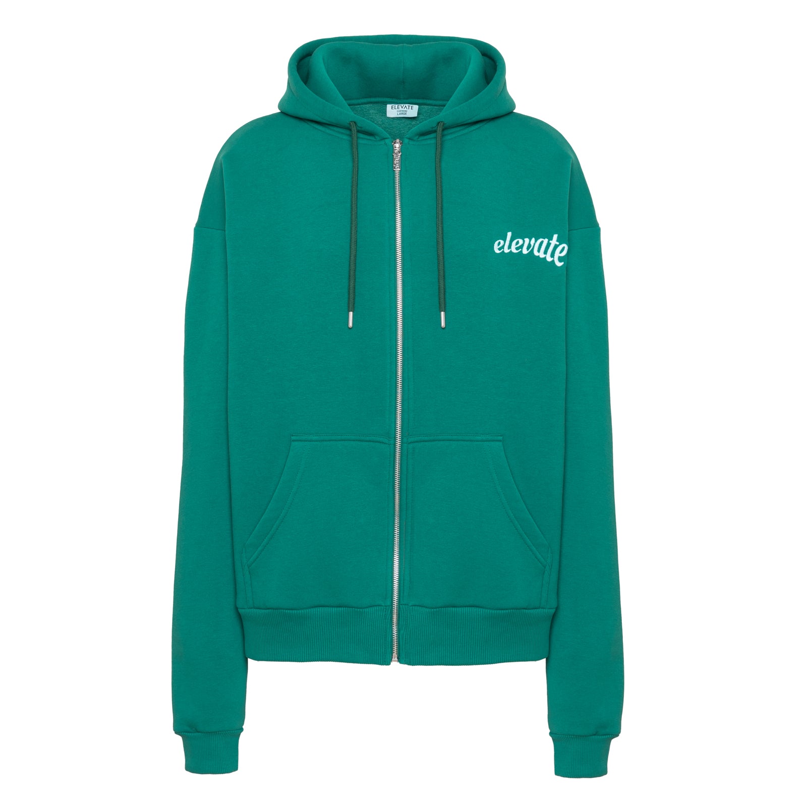 FOREST GREEN ELEVATE ZIPPER