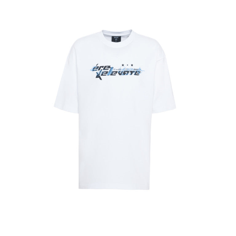 WHITE ÈRE X ELEVATE LOGO T-SHIRT