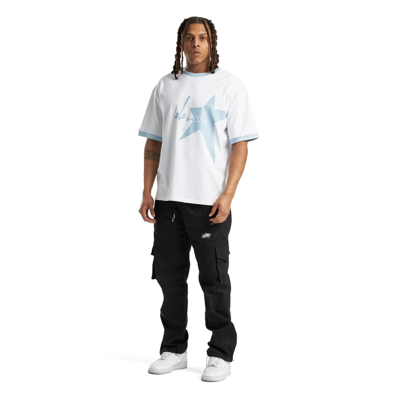 SKY BLUE STAR ELEVATE T-SHIRT